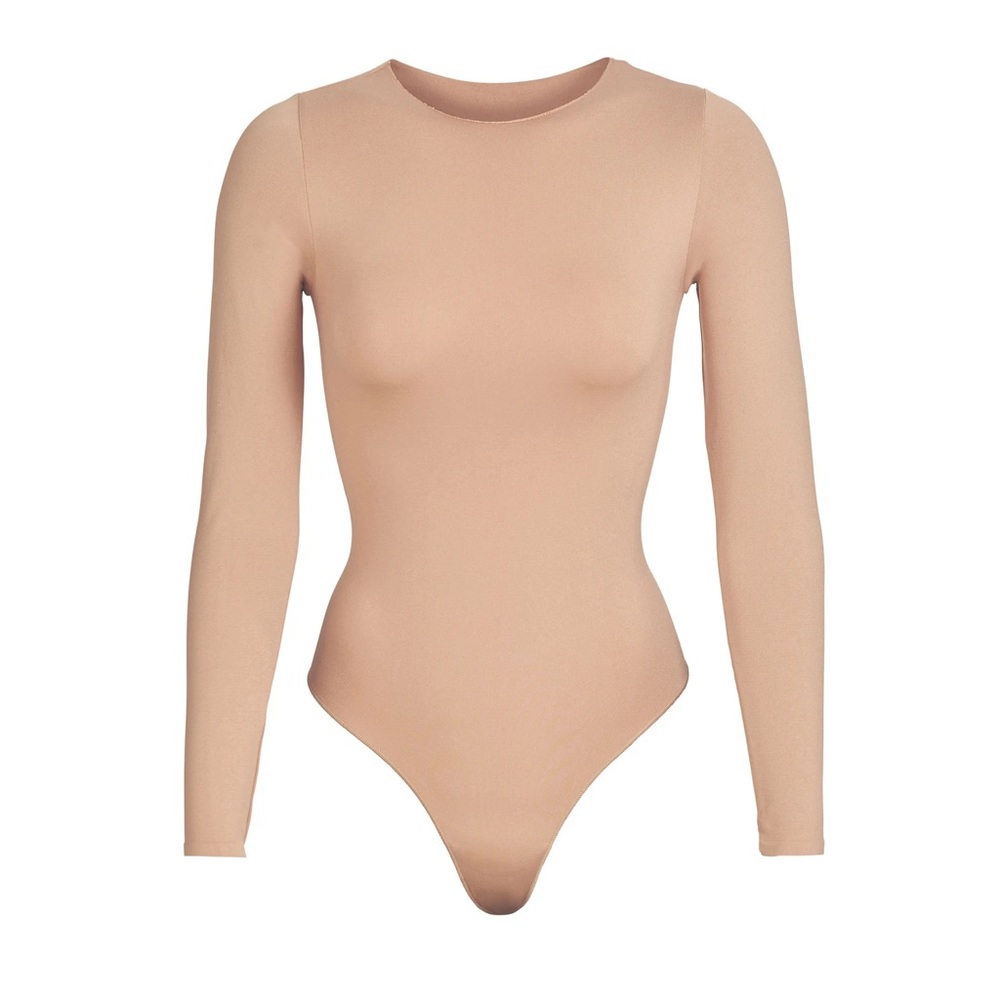 SKIMS ESSENTIAL CREW NECK LONG SLEEVE BODYSUIT